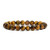 Natural Golden Tiger's Eye Gemstone 8mm Round Beads Stretch Bracelet 7 Inch Unisex