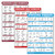 Palace Learning 3 Pack- Resistance Bands Exercise Poster Plus Resistance Loops Workouts Plus Stretching Exercises - Set of 3 Workout Charts -Laminated- 18inch x 27inch-