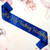Birthday Sash- It's My Fucking Birthday Blue and Gold Glitter Sash for Women and Men- 16th 18th 21st 30th 40th 50th 60th 70th 80th 90th Birthday Party Supplies Favors Decorations Gag Gift for Her Him