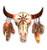 GT Graphics Cow Skull Trendy Native American Ethnic Spiritual - 5inch Vinyl Sticker - for Car Laptop I-Pad - Waterproof Decal