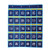 MarsPie Classroom Pocket Chart School Office Numbered Hanging Organizer for Cell Phones Calculator Holders with Metal Hooks (30 Blue Pockets)