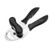 Sinrextraonry Can Opener- Stainless Steel Manual Can Opener with Smooth Edge- with Ergonomic Anti Slip Grip Handle- Black