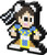 PDP Pixel Pals Capcom Street Fighter II Chun Li Collectible Lighted Figure, 878-033-NA-CHUN LI