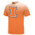 NCAA Men's Illinois Illini Big Hitter Short Sleeved Sandblasted Tee -Knights Orange-Large-