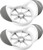 Utopia Kitchen 2 Pack Apple Slicer - Corer - Divider - Cutter - Wedger Tool -Grey-