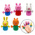 Ginsey Piece Finger Puppet Set- Peppa Pig- -Pack of 5-