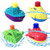 Keklle Bath Toys, Pool Toys, Boat Set, Speed Boat, Bathtub Toy, for Toddlers Boys and Girls