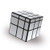 LiangCuber Qiyi Mirror Cube 3x3 Speed Cube 3x3x3 Mirror Blocks Shaped Puzzle Silver Version