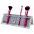 MODA Complexion Perfection 4 pc Makeup Brush Flip Kit- Pink