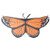 Tebery Kids Monarch Butterfly Wings (Orange)