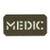 M-Tac Morale Patch Medic Tactical Patches Military Hook Fasteners -Olive - GITD-