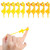 Hxezoc 10 Pack Slingshot Chicken Rubber Chicken Flick Chicken Flying Chicken Flingers Stretchy for Kids Teens Carnival Birthday Party Christmas Easter Chicks Party Activity -5 OrangePlus5 Yellow-