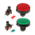 LoveinDIY 60mm Arcade Game Video Player LED Illuminated Button RedPlusGreen
