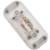 E-outstanding Inline Cord Switch On/Off Button Feed Cord Switch for Table Lamp Desk Light Bed Lamp- Transparent 6A 250V