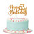 Gold Glitter Happy 53rd Birthday Cake Topper - 53rd Birthday Cake Decorations- 53rd Birthday Party Decoration Supplies -53rd-