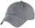 Unisex Washed Twill Low Profile Adjustable Baseball Dad Cap Hat- Gray