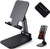 Teblacker Cell Phone Stand Angle Height Adjustable Cell Phone Stand Foldable Cell Phone Holder with Stable Anti-Slip Design Compatible with All Mobile Phone/Pad/Kindle/Tablet 4-9.7inch -Black-