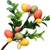 3PCS Easter Egg Ornaments Branches Flower Picks Easter Egg Tree Artificial Eggs Stem Branch Realistic Egg Tree