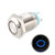 uxcell Momentary Metal Push Button Switch 12mm Mounting Dia 1NO 3-6V Blue LED Light