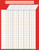 Teacher Created Resources Red Incentive Chart- Multi Color -7667-