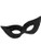 Forum Novelties Black Sequin Harlequin Eye Mask- One Size