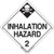 Labelmaster Z-PL28 Inhalation Hazard 2 Hazmat Placard, Worded, Tagboard (Pack of 25)