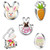 Cookie Cutters- 5 Pcs Easter Cookie Cutter Set- Egg- Bunny- Rabbit- Egg Bunny- Carrot Stainless Steel Biscuit Cutters for Easter Biscuits