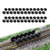 24pcs POM Plastic 33'' Wheels for Model Train 1-160 N Scale Wheel HP28 -N Scale-