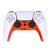 `-Updated Version- Decorative Strip for PS5 Dualsense Controller- Ackmioxy DIY PS5 Controller Replacement Shell Color Replacement Decoration Accessories for PS5 Controller Panel -Transparent Orange-