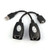JSER USB Extension Extender Adapter Up to 150ft Using CAT5 RJ45 LAN Cable