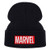 Winter Beanie Hats for Mens Women- Warm Cozy Knitted Cuffed Skull Cap Embroiderey Hat -Black 05-