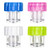 4 Pack Colourful Contact Lens Cleaner Washer Contact Cleaning Case Box- Container Soak Tool Set