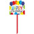 Amscan 190505 Balloon Bash Yard Sign 15" x 14" Multi Color