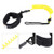 Wandisy 5ft Coiled Spring Leg Foot Rope Surfing Leash for Surfboard -Yellow-