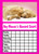 Pink Puppies Star Sticker Reward Chart