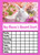 White Rabbit Pink Star Sticker Reward Chart