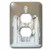3dRose lsp_88995_6 Abraham Lincoln Memorial, Washington Dc Us09 Rkl0011 Raymond Klass 2 Plug Outlet Cover