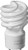TCP CFL Spring Lamp 90W Equivalent- Daylight White -5000K- General Purpose Spiral Light Bulb GU24 Base