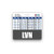 LVN Badge Buddy Horizontal w/Height  and  Weight Conversion Charts -Gray-