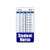 Student Nurse Badge Buddy Vertical w/Height  and  Weight Conversion Charts -Standard- Navy-