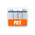PCT Badge Buddy Horizontal w/Height  and  Weight Conversion Charts -Standard- Orange-