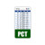 PCT Badge Buddy Vertical w/Height  and  Weight Conversion Charts -Standard- Hunter Green-
