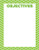 Teacher Created Resources Lime Chevron Objectives Chart