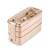 Kids Lunch Box-Iteryn Stackable Bento Box -3-In-1 Compartment - Wheat Straw- Leakproof Eco-Friendly Bento Lunch Box Meal Prep Containers for Kids  and  Adults