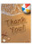 XL Beach Notes' Thank You Card with Envelope 8.5 x 11 Inch Big Beach-Themed Appreciation Greeting Card- Large Stationery for Holidays- Weddings- Baby Showers- Thanksgiving J6113GTYG