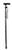DuraCare Premium Adjustable Folding Cane Walking Stick - Black