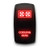 COOLING FANS - Red - STARK 5-PIN Laser Etched LED Rocker Switch Dual Light - 20A 12V ON/OFF