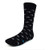 Urban-Peacock Men's Novelty Fun Crew Socks for Dress or Casual - Multi-Pair Options - -Sharks - Black- 1 Pair-