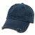 Navy Blue Vintage Distressed Polo Style Unstructured Low-Profile Baseball Cap Hat