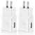 Adaptive Fast Charging Block USB Wall Charger Plug Adapter Compatible with Samsung Galaxy S21/S21Plus/S21Ultra/S20/Note 20/10/S10 S10e S9 S8 S7 S6 Edge Plus Active- Note 8 9 Quick Charge -2 Pack- -White-